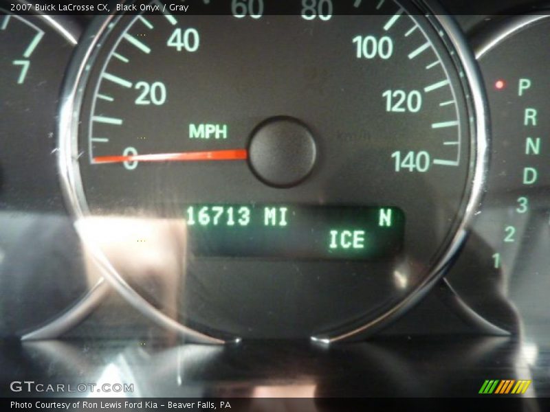 Black Onyx / Gray 2007 Buick LaCrosse CX