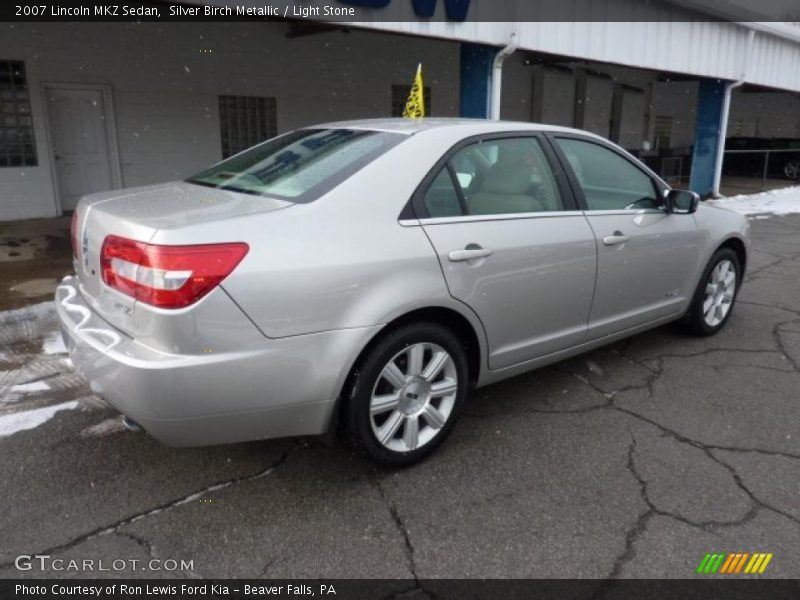 Silver Birch Metallic / Light Stone 2007 Lincoln MKZ Sedan
