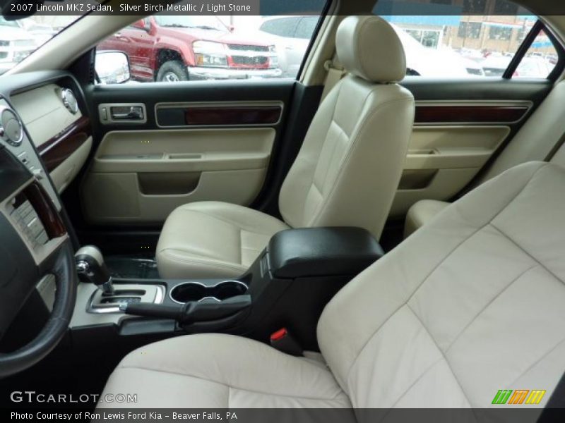 Silver Birch Metallic / Light Stone 2007 Lincoln MKZ Sedan