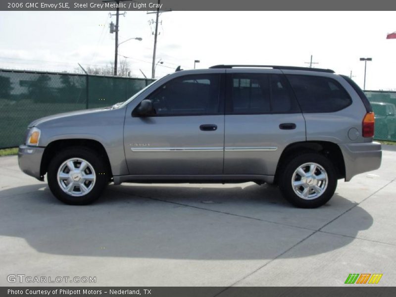 Steel Grey Metallic / Light Gray 2006 GMC Envoy SLE