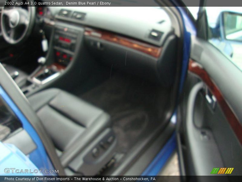 Denim Blue Pearl / Ebony 2002 Audi A4 3.0 quattro Sedan
