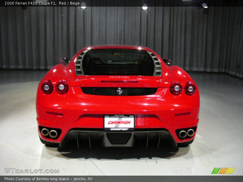 Red / Beige 2006 Ferrari F430 Coupe F1