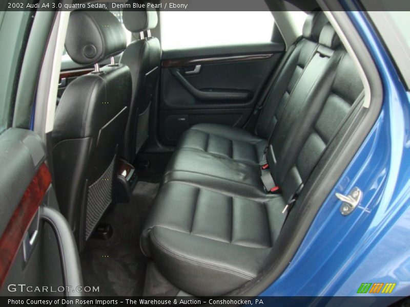  2002 A4 3.0 quattro Sedan Ebony Interior