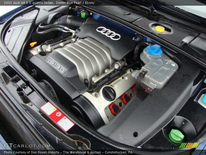  2002 A4 3.0 quattro Sedan Engine - 3.0 Liter DOHC 30-Valve V6