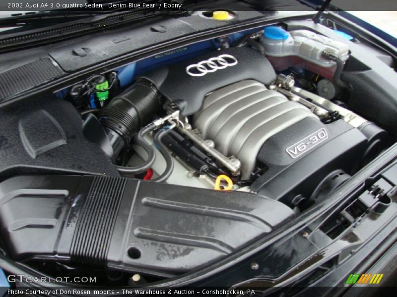  2002 A4 3.0 quattro Sedan Engine - 3.0 Liter DOHC 30-Valve V6