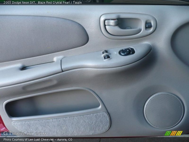 Blaze Red Crystal Pearl / Taupe 2003 Dodge Neon SXT