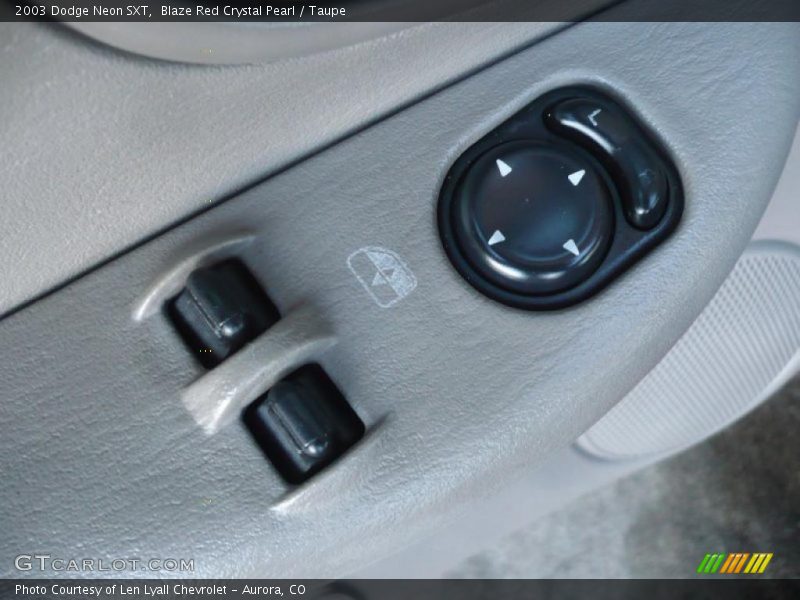 Blaze Red Crystal Pearl / Taupe 2003 Dodge Neon SXT