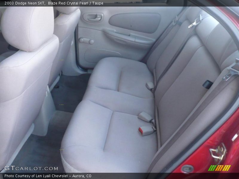Blaze Red Crystal Pearl / Taupe 2003 Dodge Neon SXT