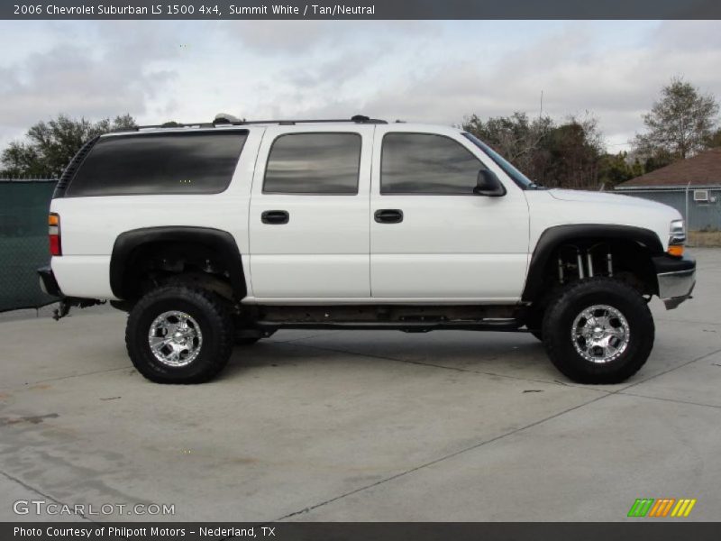 Summit White / Tan/Neutral 2006 Chevrolet Suburban LS 1500 4x4
