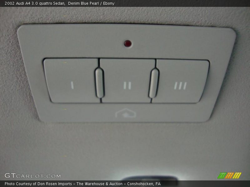 Denim Blue Pearl / Ebony 2002 Audi A4 3.0 quattro Sedan
