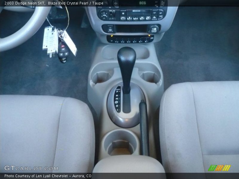 Blaze Red Crystal Pearl / Taupe 2003 Dodge Neon SXT