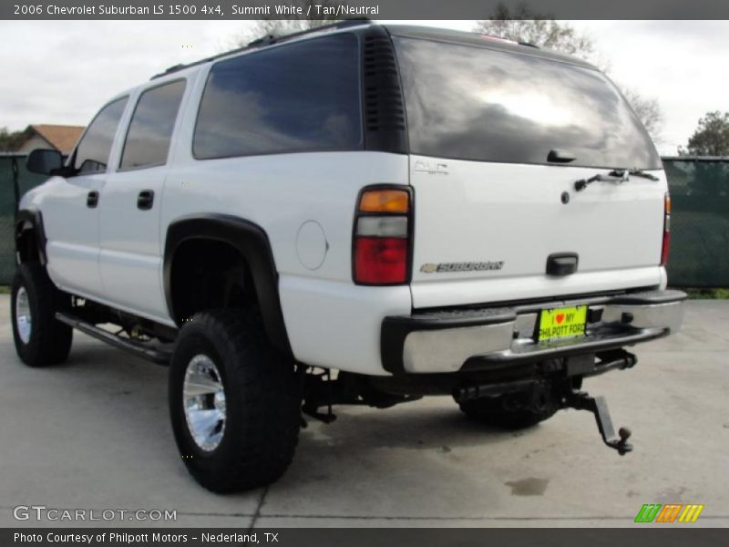Summit White / Tan/Neutral 2006 Chevrolet Suburban LS 1500 4x4