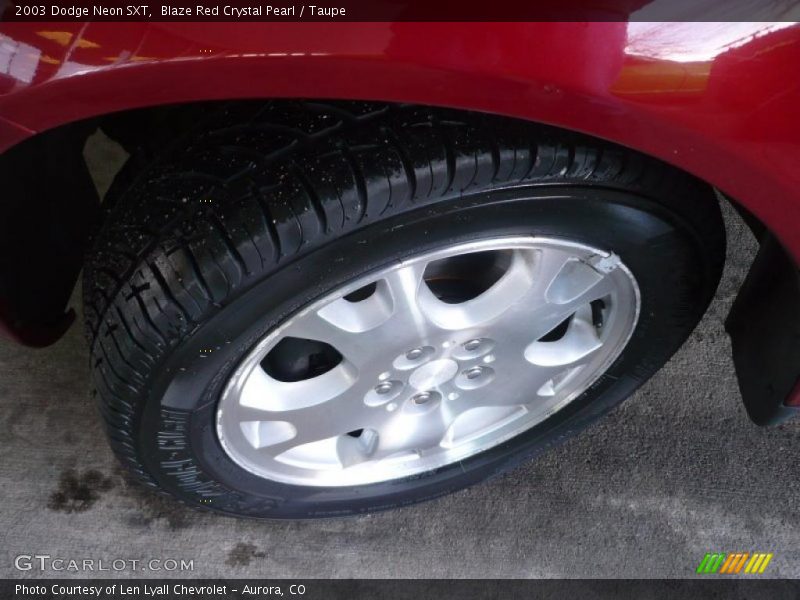 Blaze Red Crystal Pearl / Taupe 2003 Dodge Neon SXT