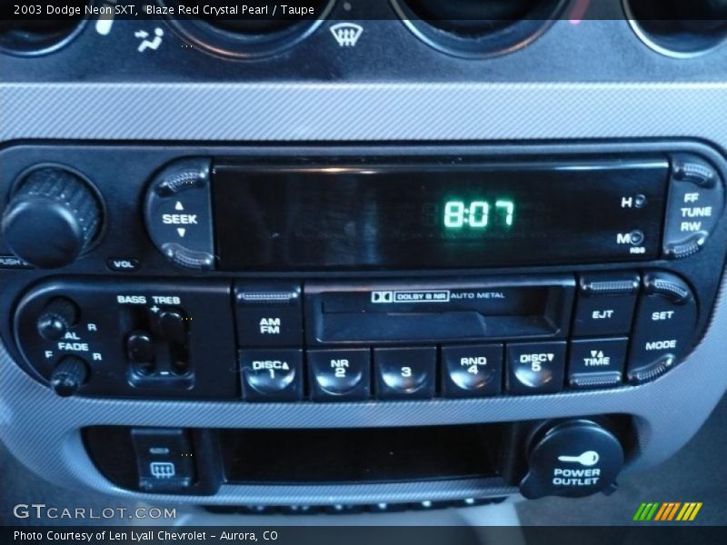 Blaze Red Crystal Pearl / Taupe 2003 Dodge Neon SXT