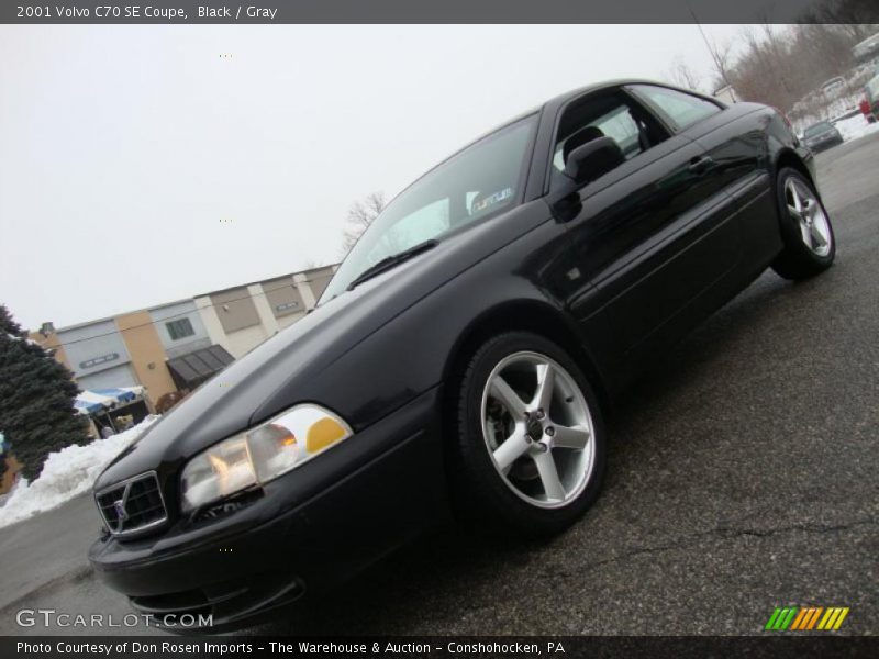 Black / Gray 2001 Volvo C70 SE Coupe