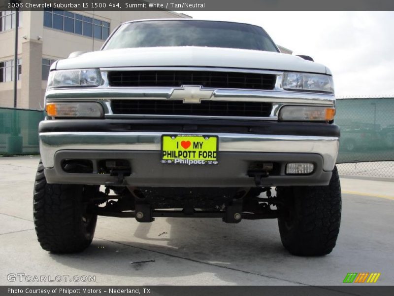 Summit White / Tan/Neutral 2006 Chevrolet Suburban LS 1500 4x4