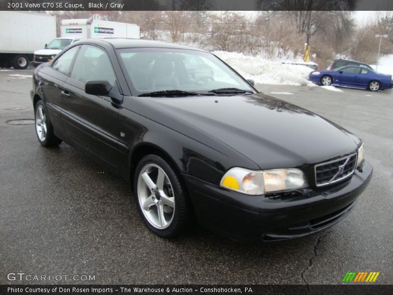 Black / Gray 2001 Volvo C70 SE Coupe