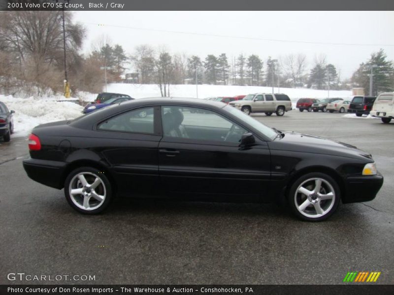 Black / Gray 2001 Volvo C70 SE Coupe
