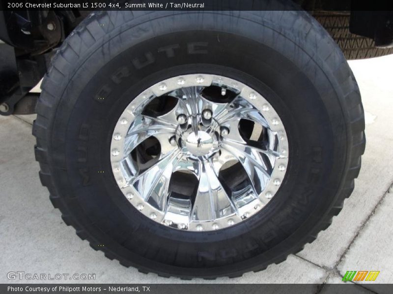 Summit White / Tan/Neutral 2006 Chevrolet Suburban LS 1500 4x4