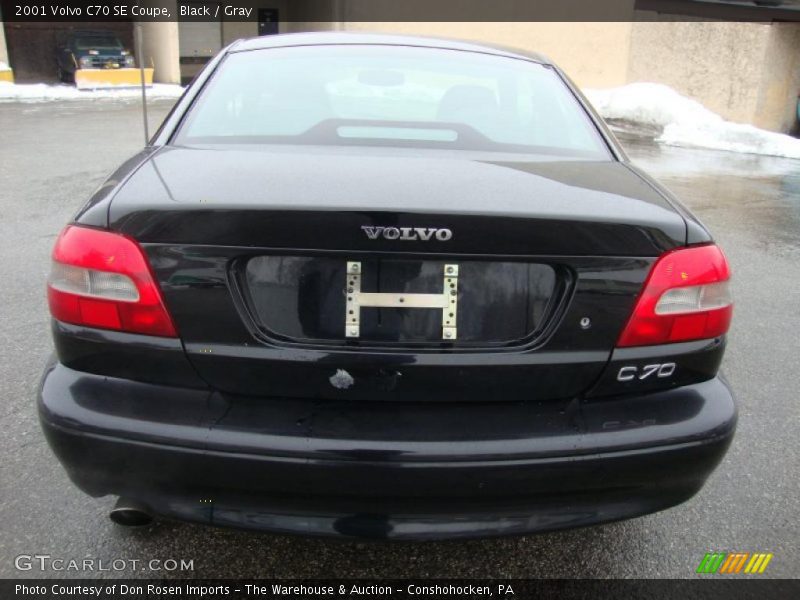 Black / Gray 2001 Volvo C70 SE Coupe