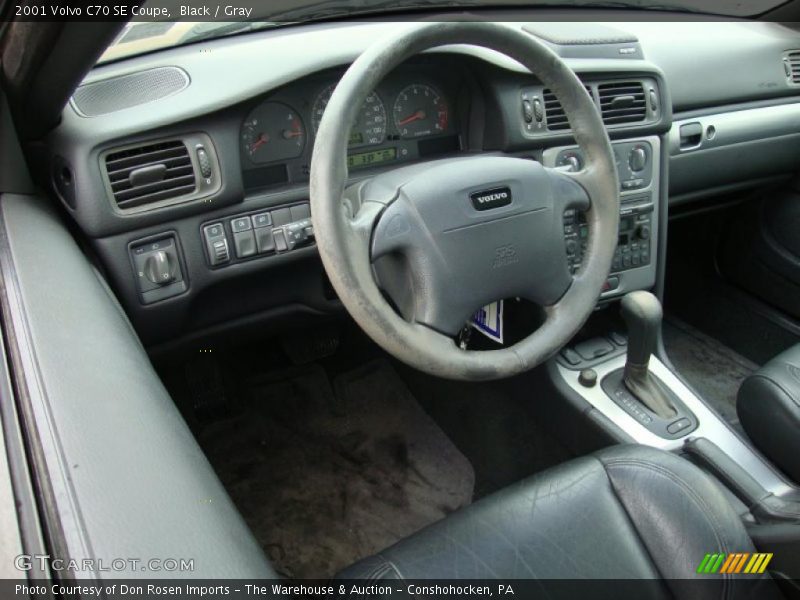 Black / Gray 2001 Volvo C70 SE Coupe
