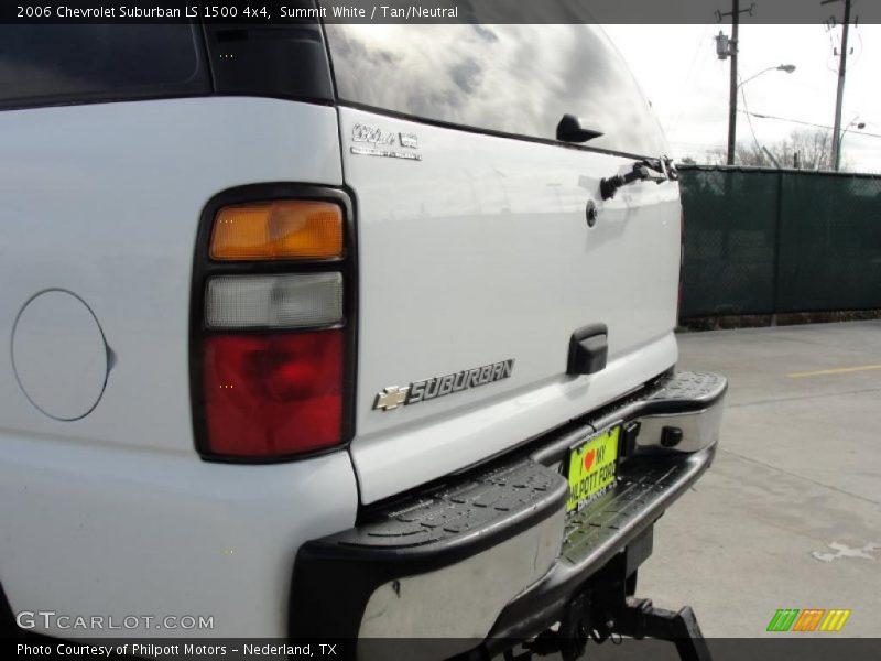 Summit White / Tan/Neutral 2006 Chevrolet Suburban LS 1500 4x4