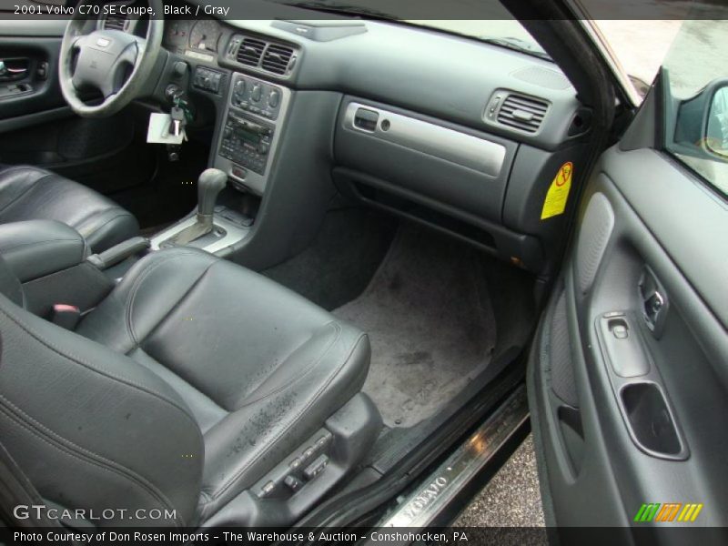 Black / Gray 2001 Volvo C70 SE Coupe