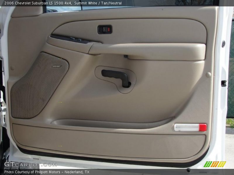 Summit White / Tan/Neutral 2006 Chevrolet Suburban LS 1500 4x4