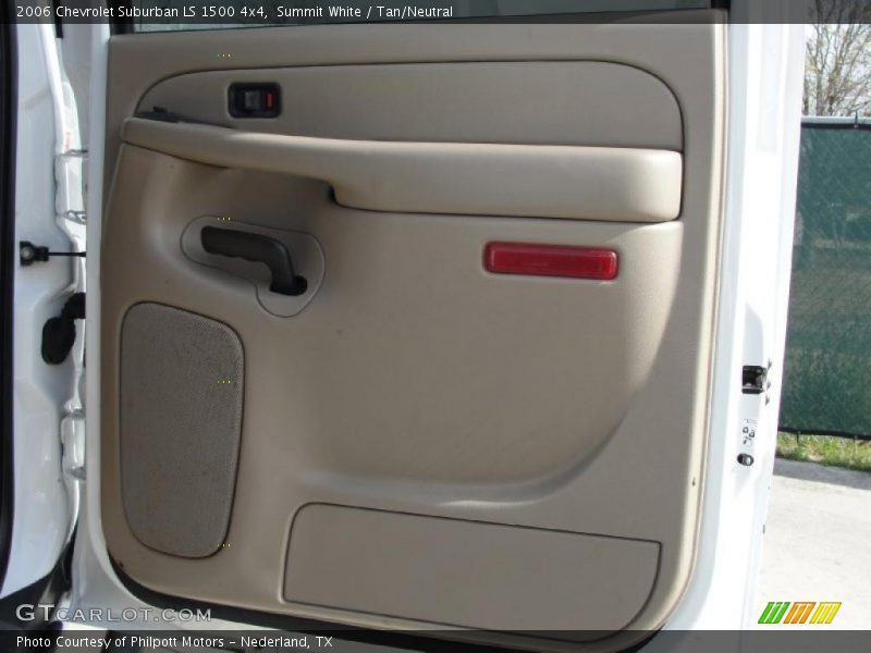 Summit White / Tan/Neutral 2006 Chevrolet Suburban LS 1500 4x4
