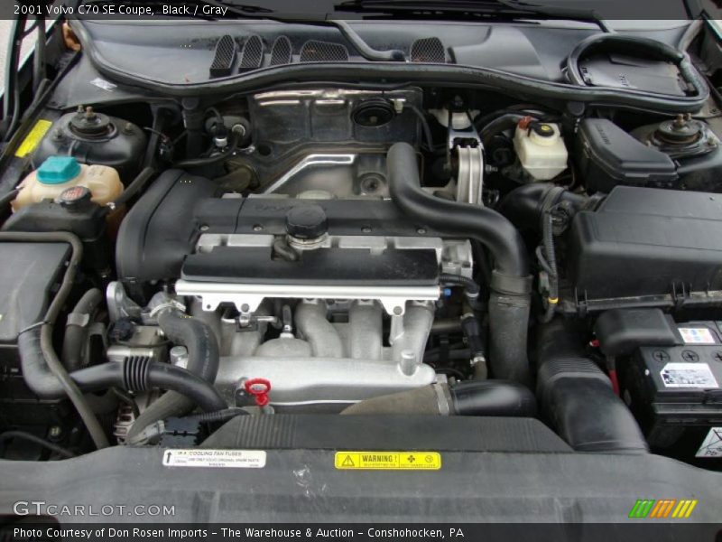 2001 C70 SE Coupe Engine - 2.4 Liter Turbocharged DOHC 20-Valve Inline 5 Cylinder