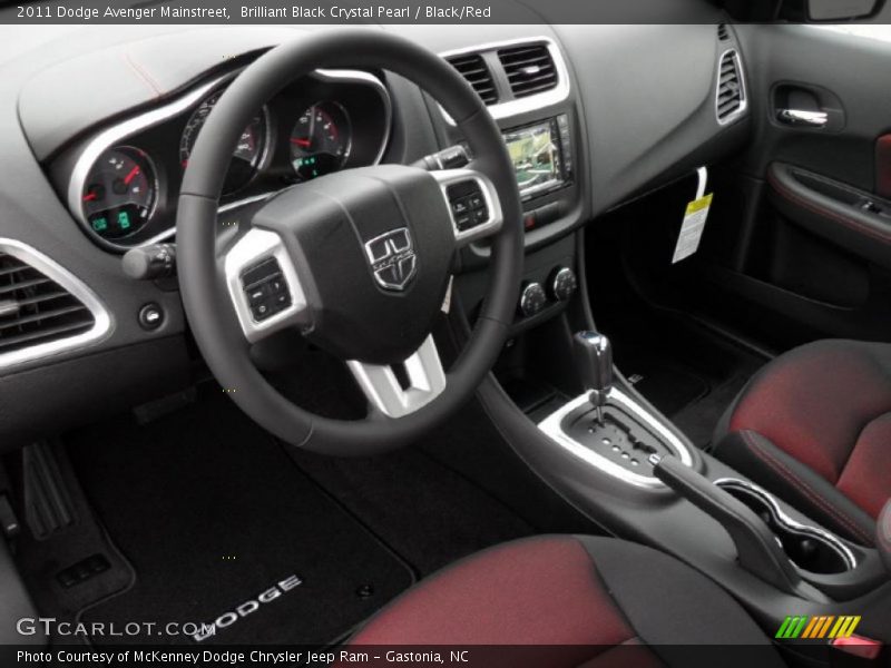 Black/Red Interior - 2011 Avenger Mainstreet 