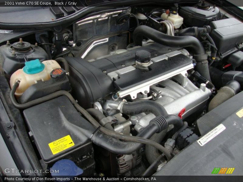  2001 C70 SE Coupe Engine - 2.4 Liter Turbocharged DOHC 20-Valve Inline 5 Cylinder
