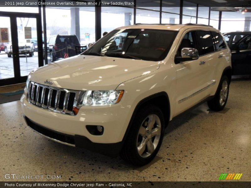 Stone White / New Saddle/Black 2011 Jeep Grand Cherokee Overland