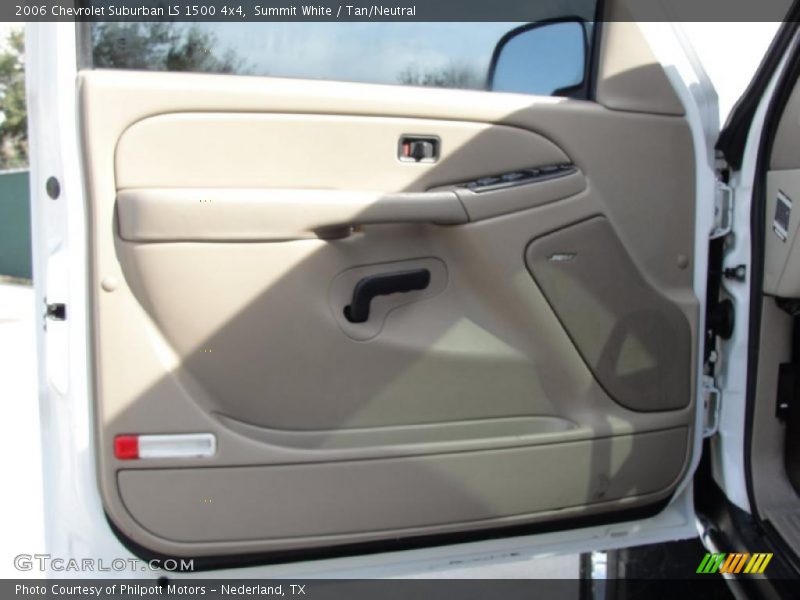Summit White / Tan/Neutral 2006 Chevrolet Suburban LS 1500 4x4