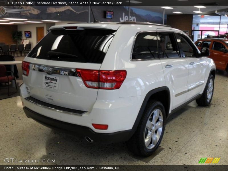 Stone White / New Saddle/Black 2011 Jeep Grand Cherokee Overland