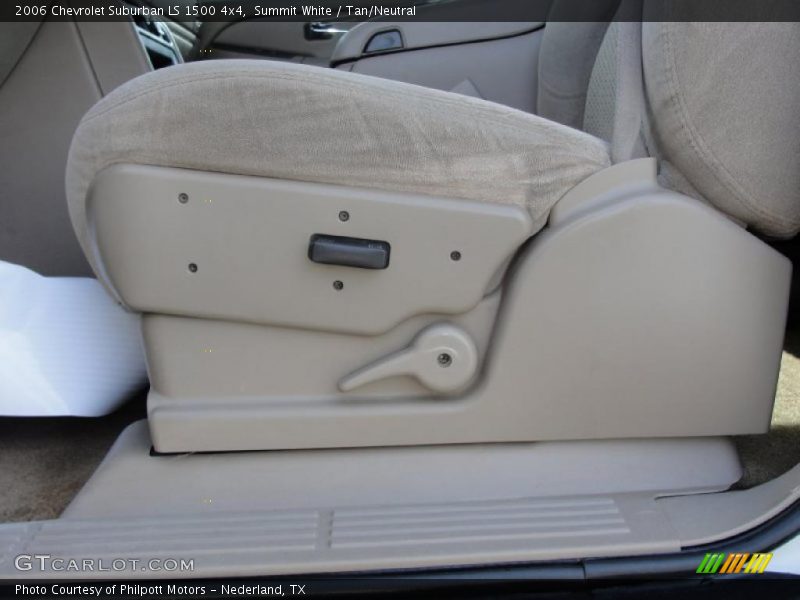 Summit White / Tan/Neutral 2006 Chevrolet Suburban LS 1500 4x4