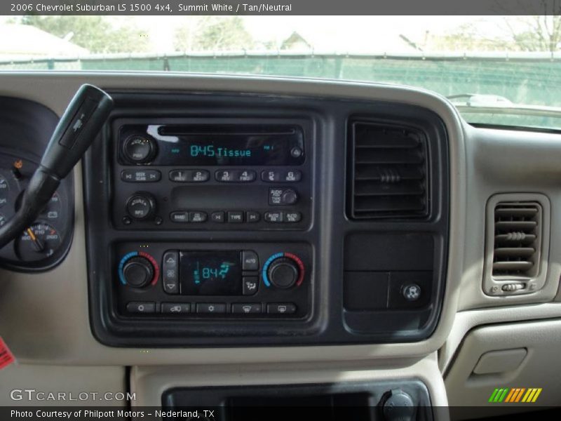 Summit White / Tan/Neutral 2006 Chevrolet Suburban LS 1500 4x4