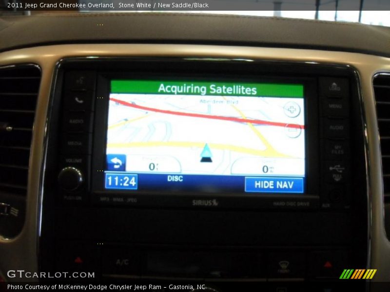 Stone White / New Saddle/Black 2011 Jeep Grand Cherokee Overland