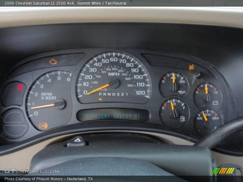 Summit White / Tan/Neutral 2006 Chevrolet Suburban LS 1500 4x4