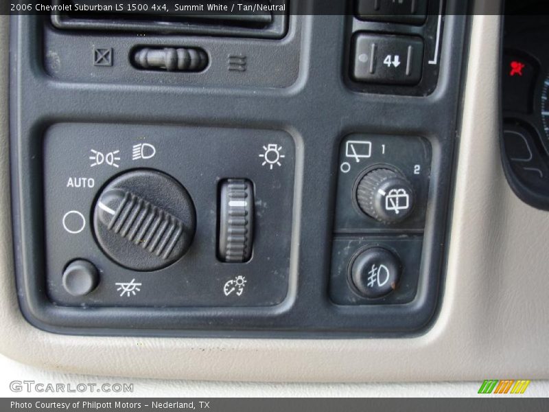 Summit White / Tan/Neutral 2006 Chevrolet Suburban LS 1500 4x4