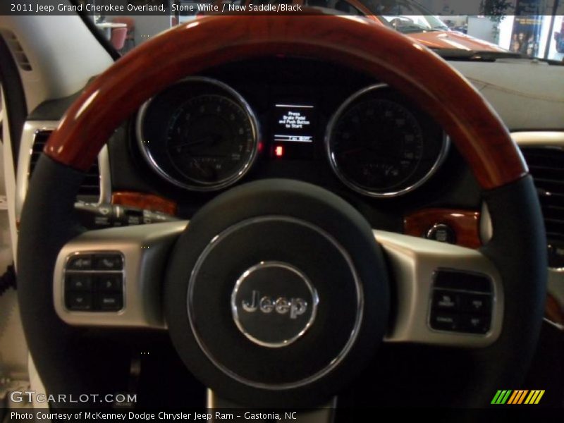Stone White / New Saddle/Black 2011 Jeep Grand Cherokee Overland