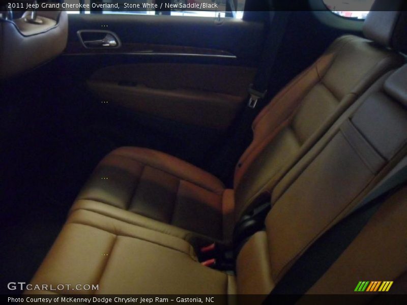 Stone White / New Saddle/Black 2011 Jeep Grand Cherokee Overland