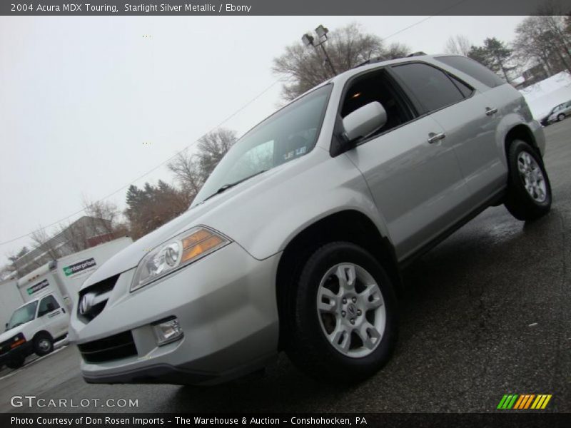 Starlight Silver Metallic / Ebony 2004 Acura MDX Touring