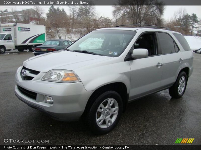 Starlight Silver Metallic / Ebony 2004 Acura MDX Touring