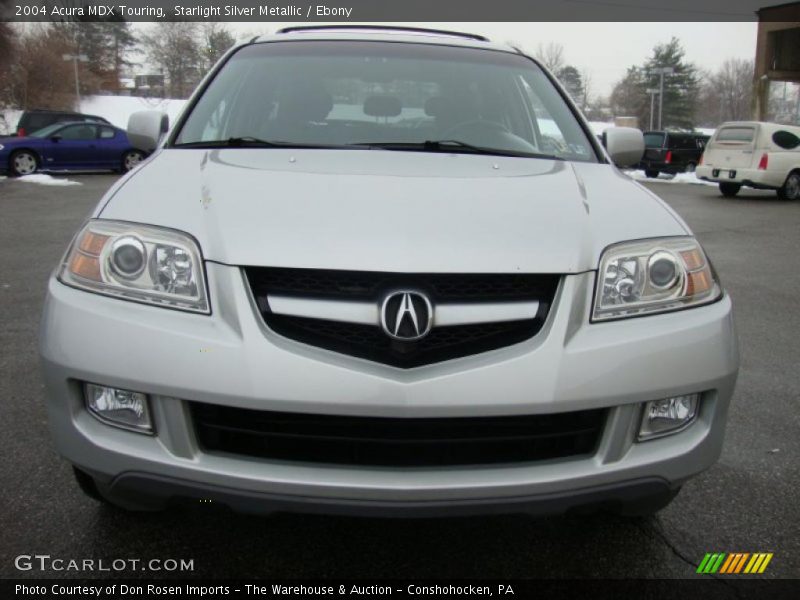 Starlight Silver Metallic / Ebony 2004 Acura MDX Touring
