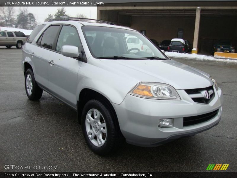 Starlight Silver Metallic / Ebony 2004 Acura MDX Touring