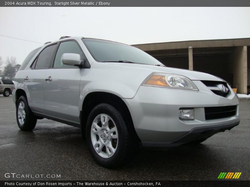 Starlight Silver Metallic / Ebony 2004 Acura MDX Touring