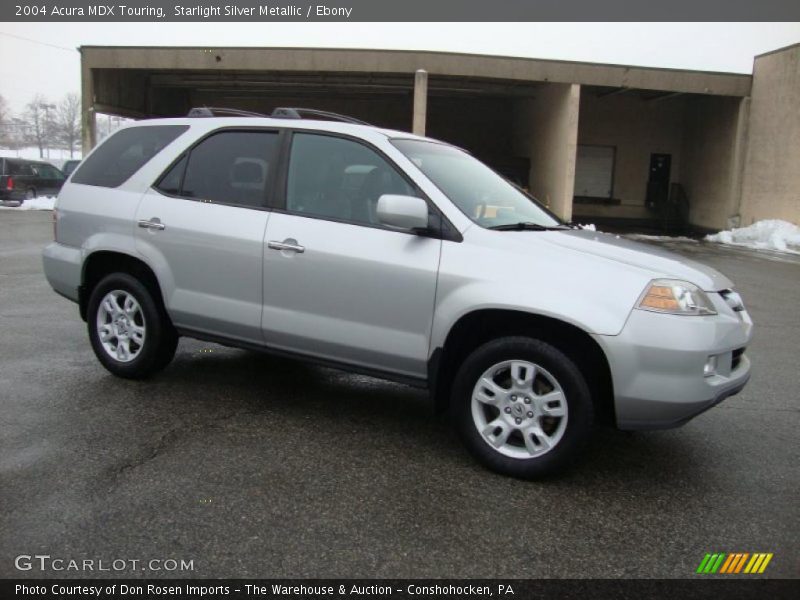 Starlight Silver Metallic / Ebony 2004 Acura MDX Touring