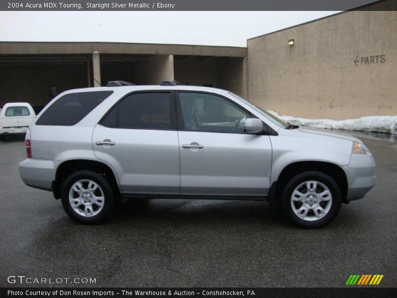 Starlight Silver Metallic / Ebony 2004 Acura MDX Touring