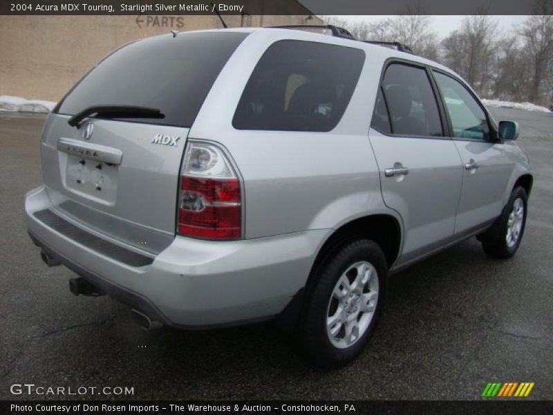 Starlight Silver Metallic / Ebony 2004 Acura MDX Touring